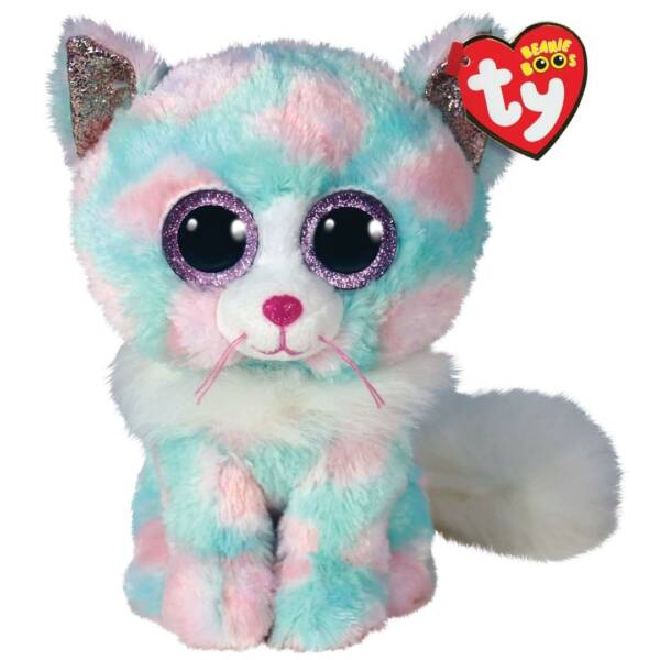 Ty Beanie Boos - Medium Plush - Opal the Pastel Cat