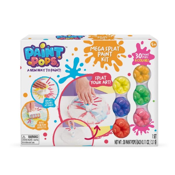 Paint Pops - 6-col Mega Splat Paint Kit