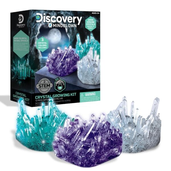 Discovery Mindblown - 12 pc Crystal Growing Kit