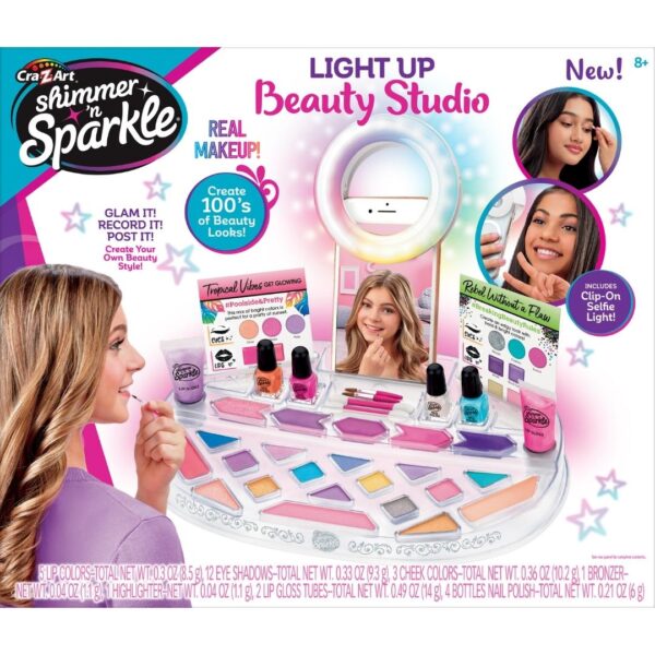 Cra-Z-Art Shimmer 'N Sparkle - Light Up Beauty Studio