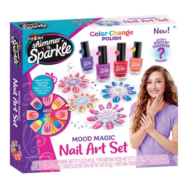 Cra-Z-Art Shimmer 'N Sparkle - Mood Magic Nail Art Set - Camtec Kids ...