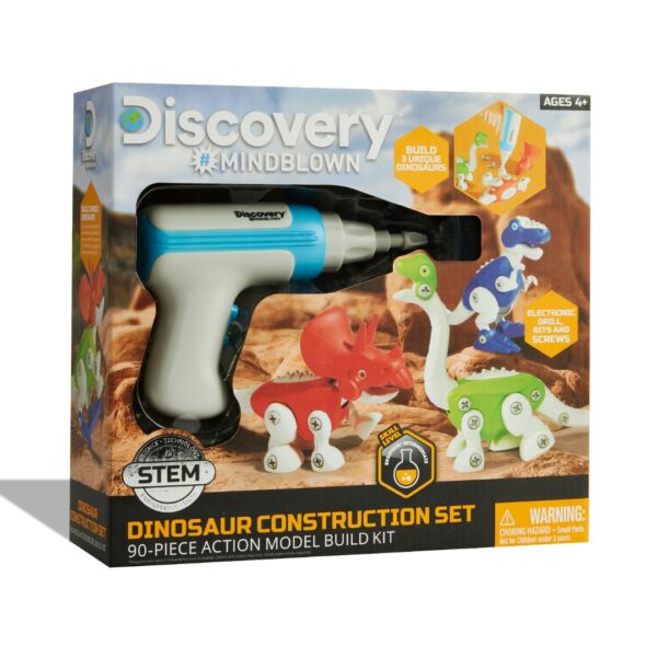 Discovery Mindblown - 90-Piece Dinosaur Construction Set