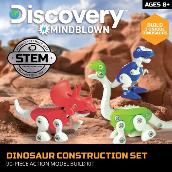 Discovery Mindblown - 90-Piece Dinosaur Construction Set