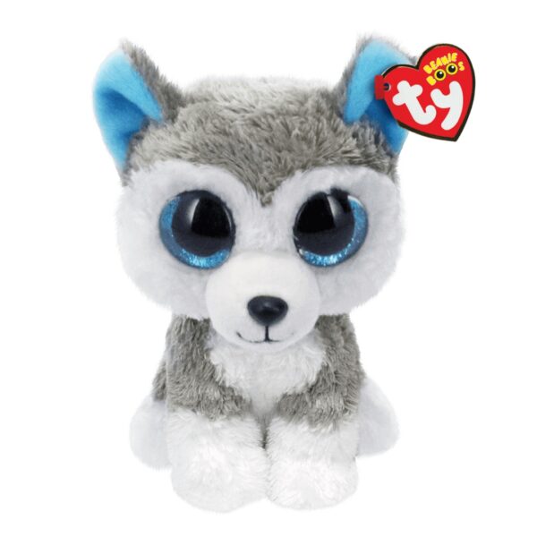 Ty Beanie Boos - Regular Plush - Slush the Grey and White Husky