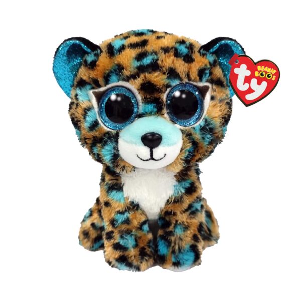 Ty Beanie Boos - Regular Plush - Cobalt the Blue Leopard