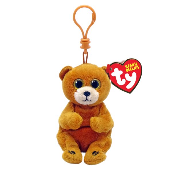 Ty Beanie Boos - Plush Clip - Duncan the Brown Bear