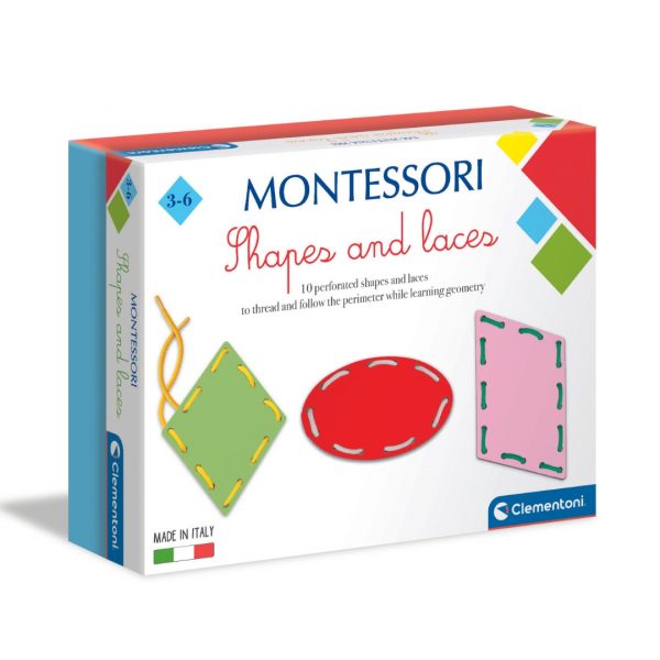 Clementoni - Montessori Shapes and Laces