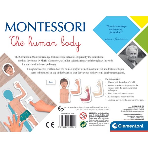 Clementoni - Montessori Human Body