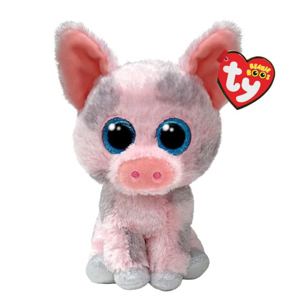 Ty Beanie Boos - Regular Plush - Hambone the Pink Pig